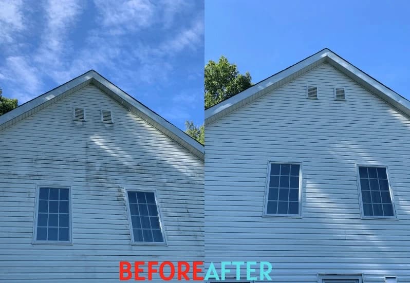 Euclid Power Washing professional performing house washing service in Euclid