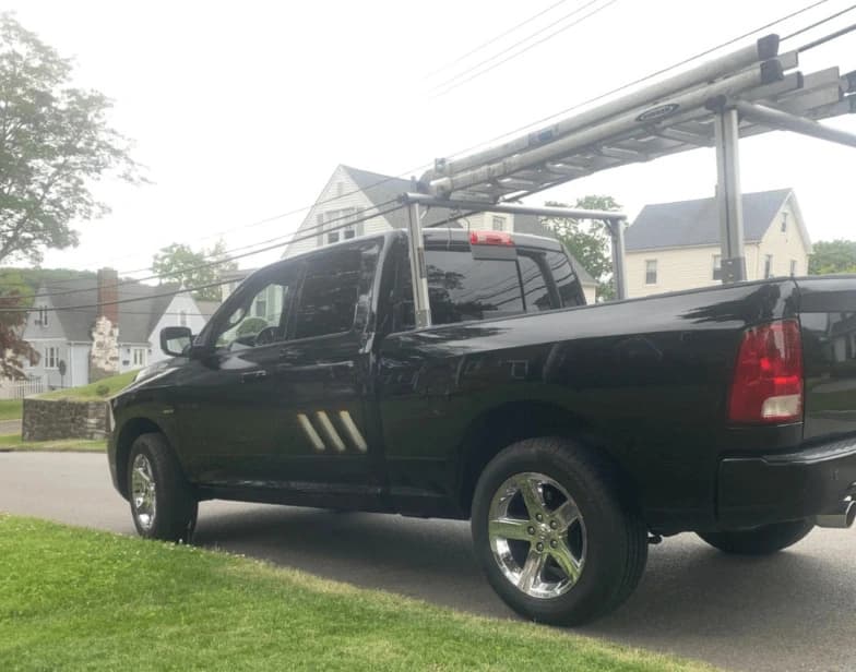 Fleet vehicle cleaning service being performed by Euclid Power Washing in Euclid